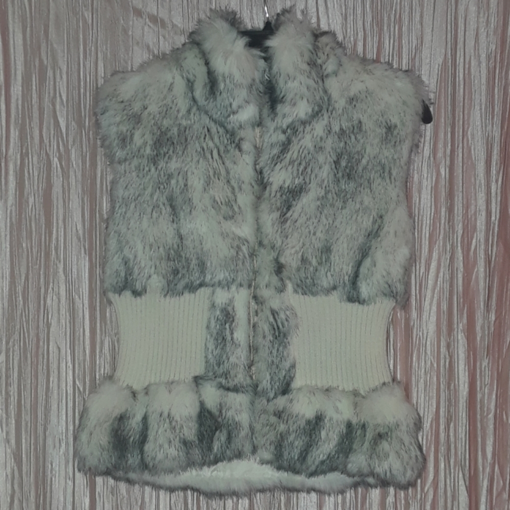 Faux fur vest